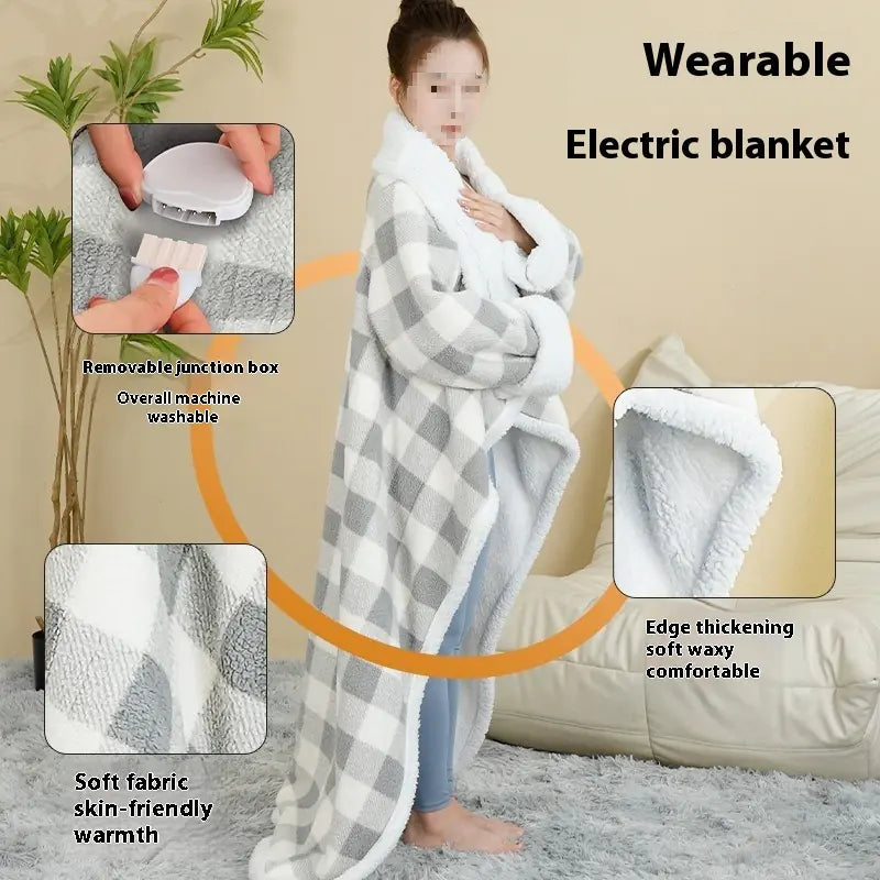 Wearable Electric Blanket Shawl
