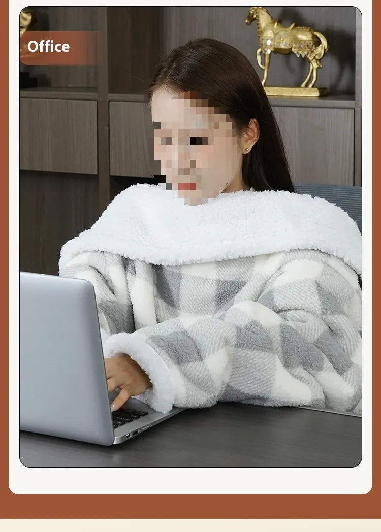 Wearable Electric Blanket Shawl